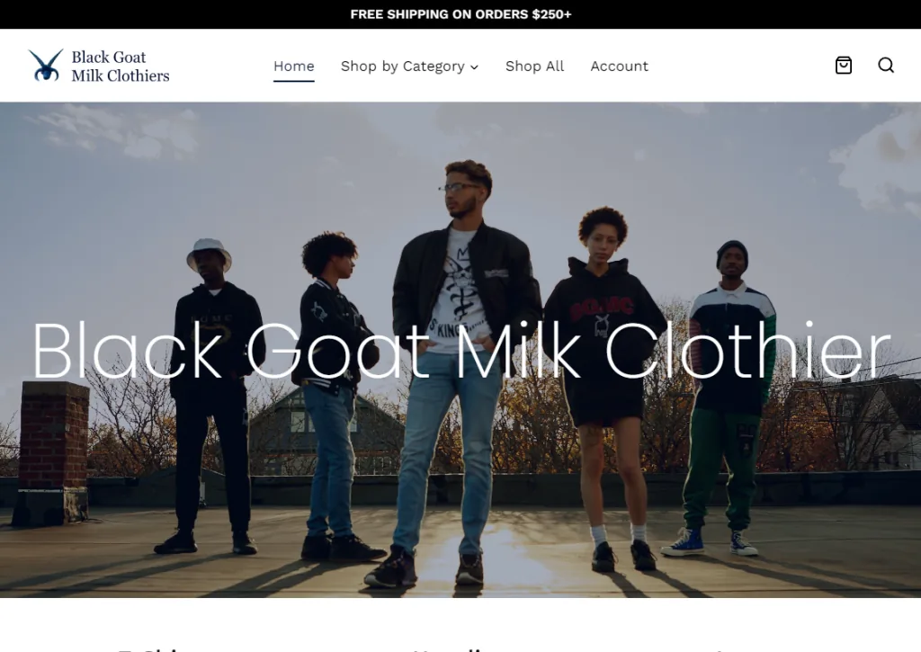 Black Goat Milk store